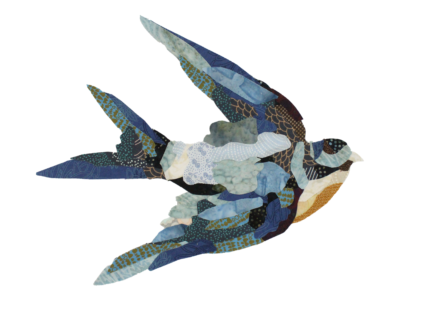 Take Flight: Fun with Textile Collage