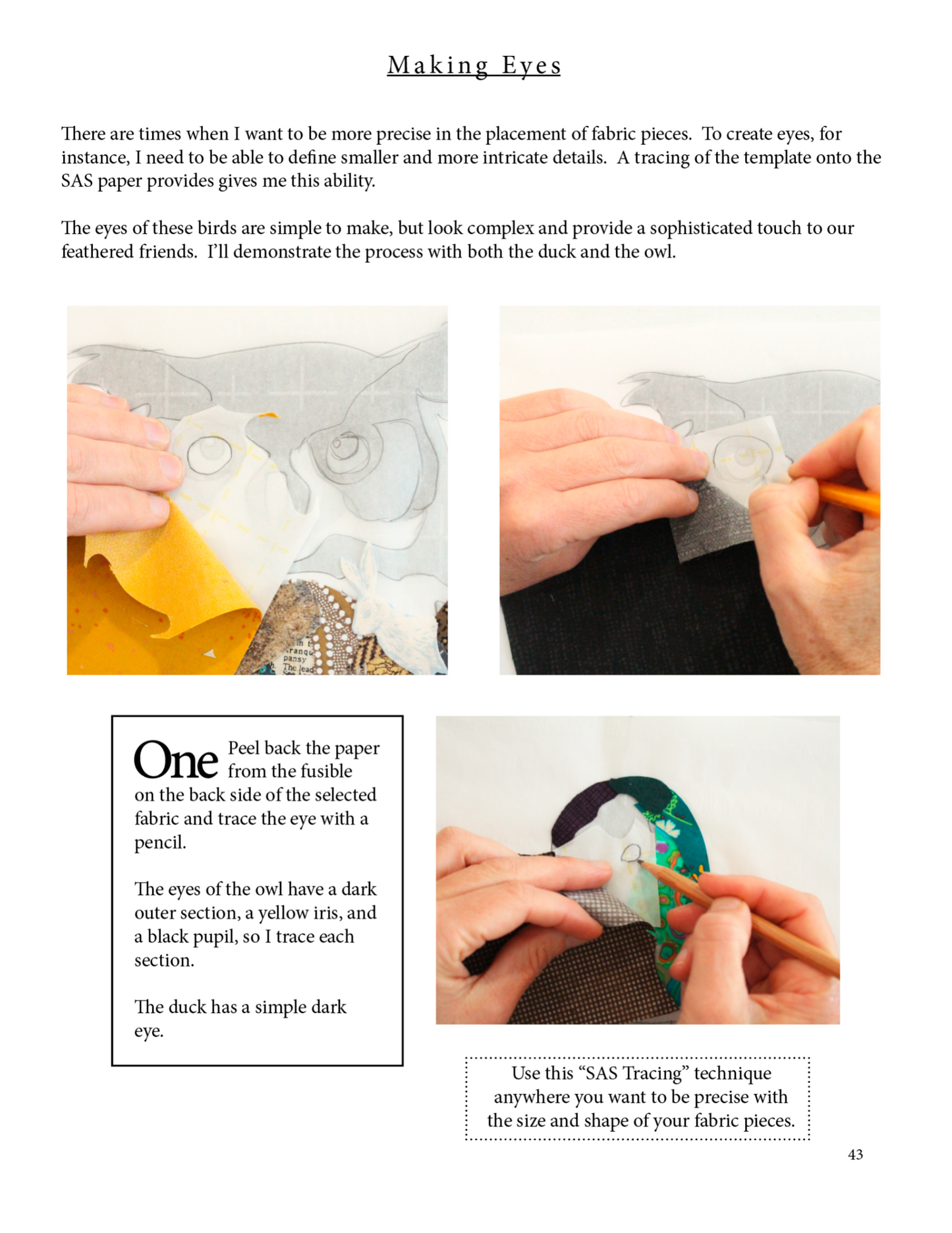Take Flight: Fun with Textile Collage